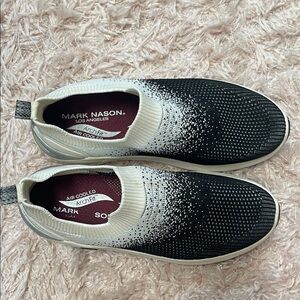 Mark Nason Black and White  Sneakers